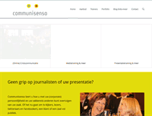 Tablet Screenshot of communisenso.nl